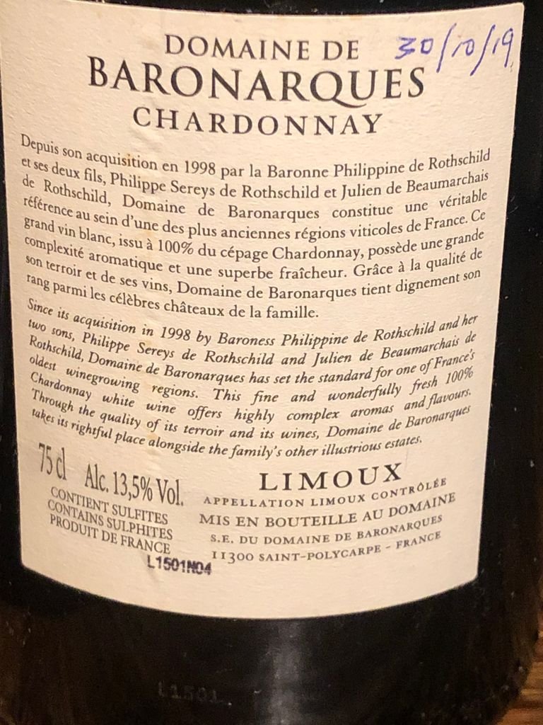เหล้านอก Domaine De Baronarques Limoux 2017 - blpshops.com
