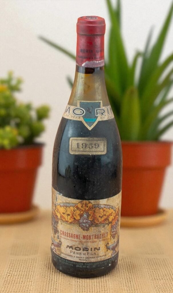 1959 Burgundy Chardonnay Morin Père et Fils ราคาพิเศษ 💸🔥
