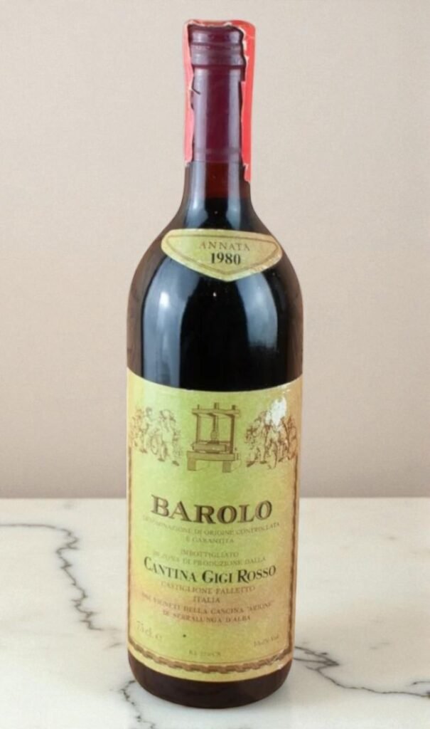 Barolo Gigi Rosso Flavor Profile 📖