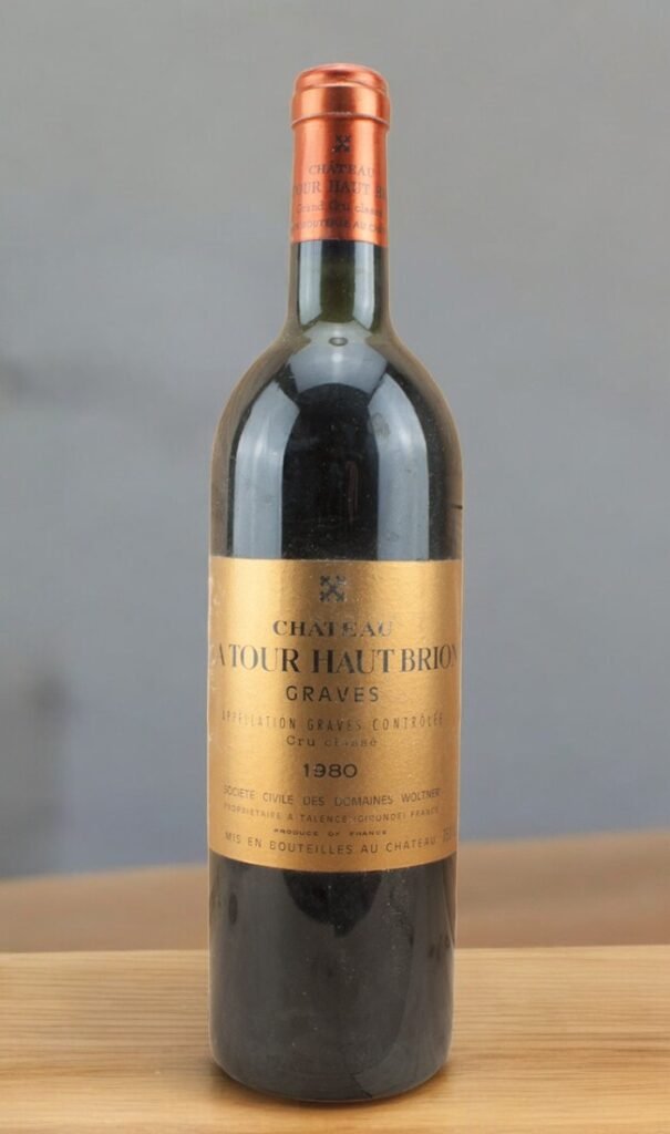 What is the average price of 1980 Chateau La Tour Haut Brion?