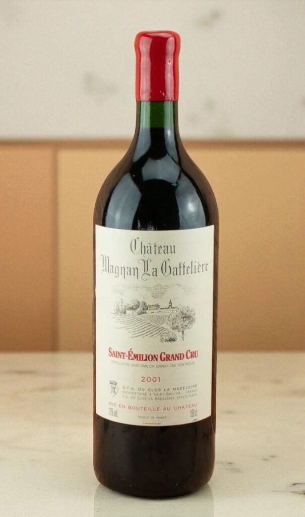 2001 Chateau Magnan La Gaffeliere Magnum ความเป็นกรด 🍋,