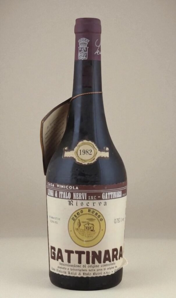 1982 Gattinara Riserva Luigi Nervi ราคา