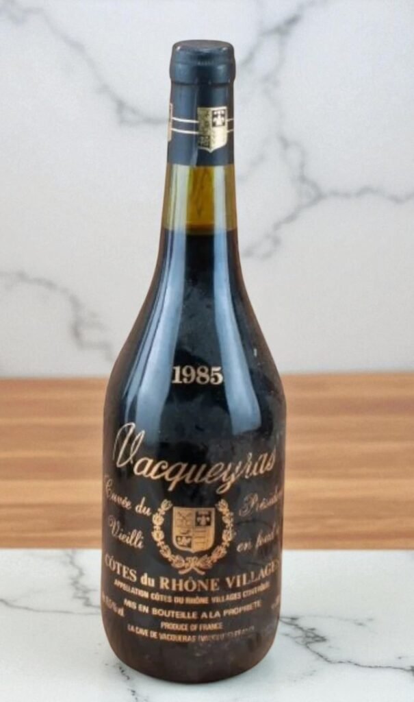 รีวิว 1985 Vacqueyras Cuvée du President ⭐,