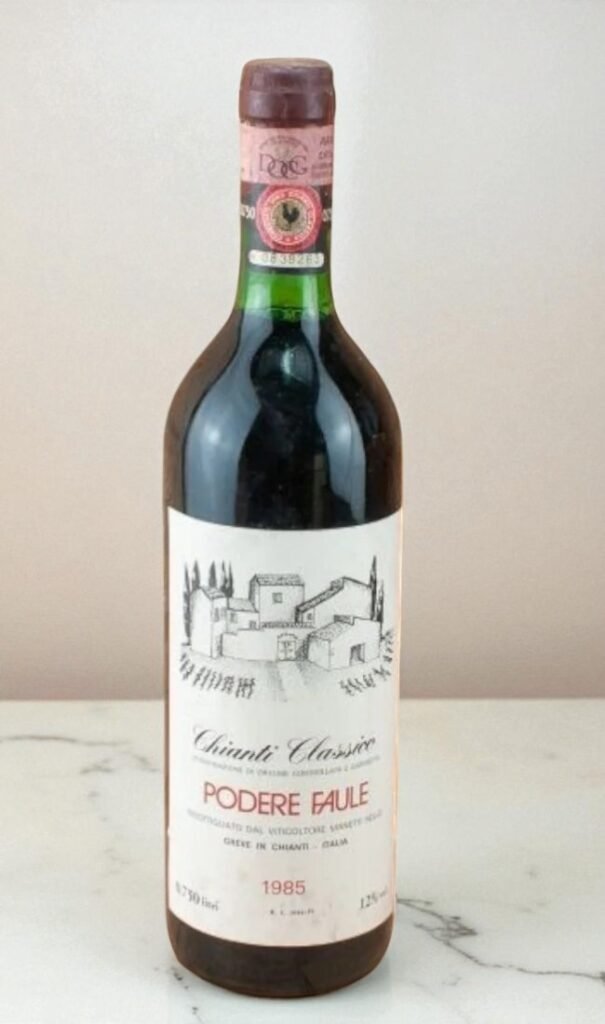 รีวิว 1985 Chianti Classico Podere Faule ⭐,