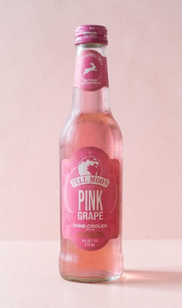 Full Moon Pink Grape Wine Cooler RTD